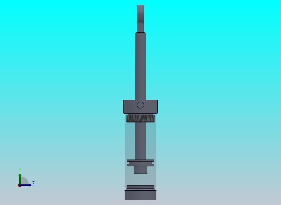 圆形气动缸 40x16x85 mm