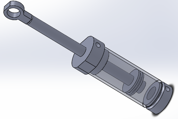 圆形气动缸 40x16x85 mm