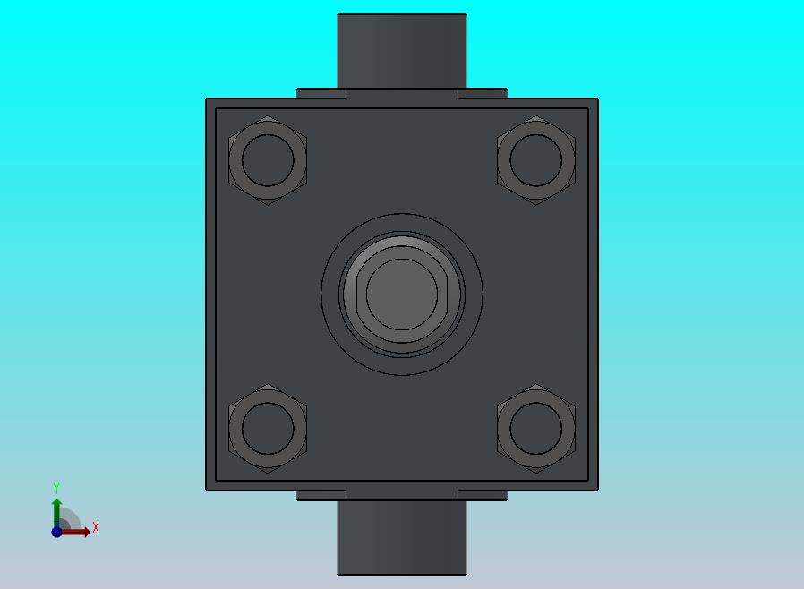 横拉杆液压缸（缓冲-耳轴安装）80x36x450毫米