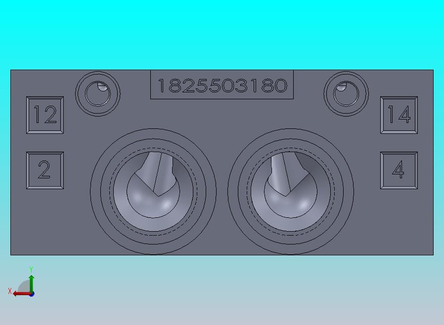 单件子板 ISO3 G1（1 825 503 180）适用于5-2和5-3路阀门的单件子板（ISO标准尺寸3）