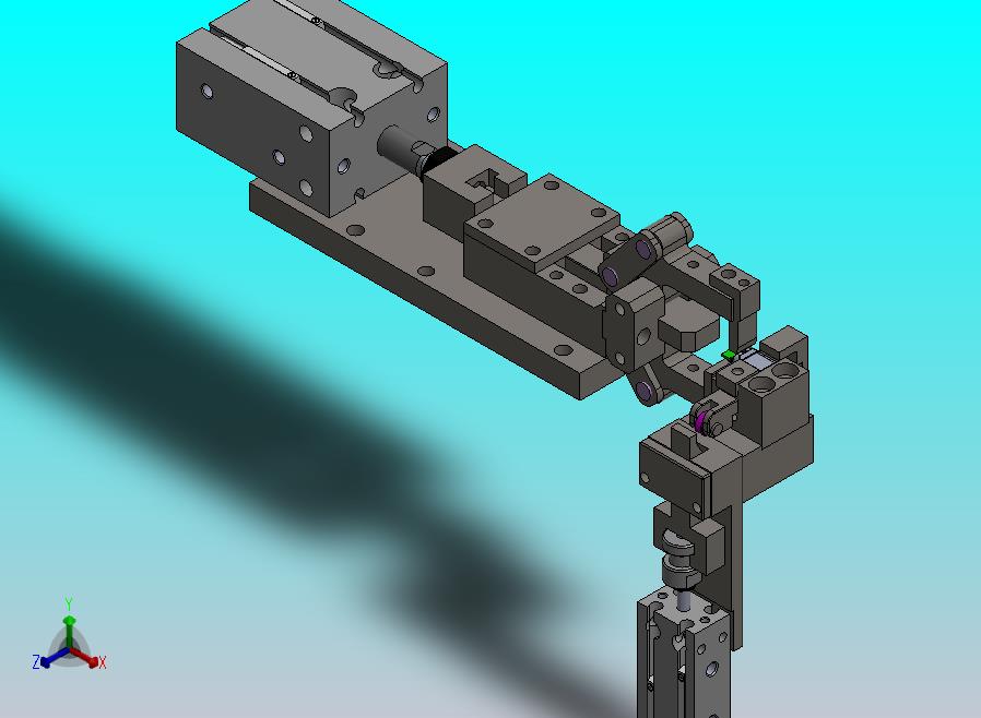 连杆机构的气缸夹紧机构