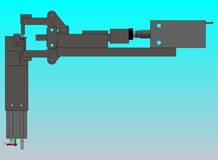 连杆机构的气缸夹紧机构