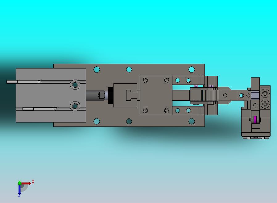 连杆机构的气缸夹紧机构