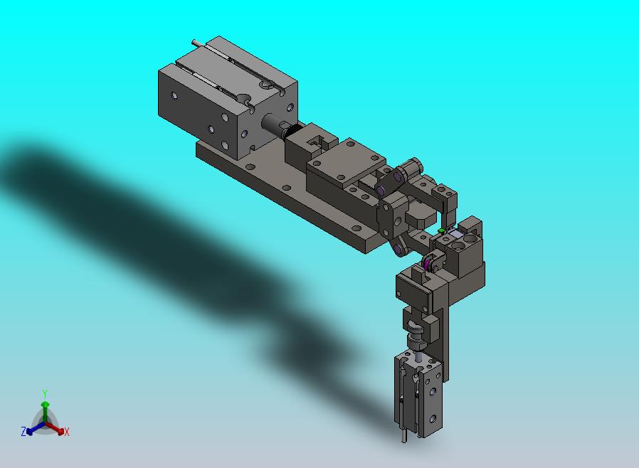 连杆机构的气缸夹紧机构