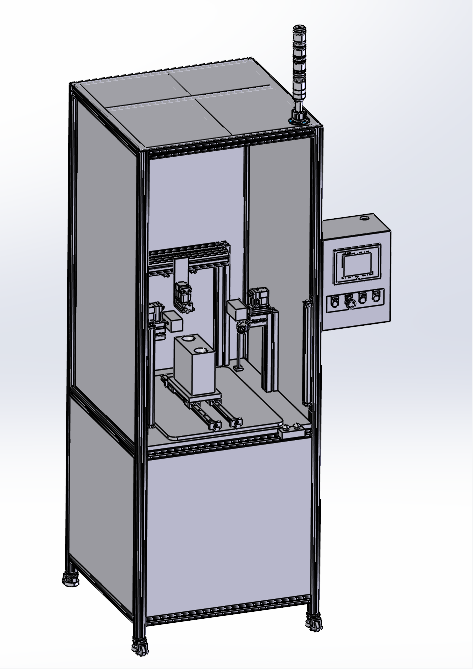 滑动力值检测工作站，汽车靠枕的升降杆滑动力值进行测试，带横移机构，压紧机构