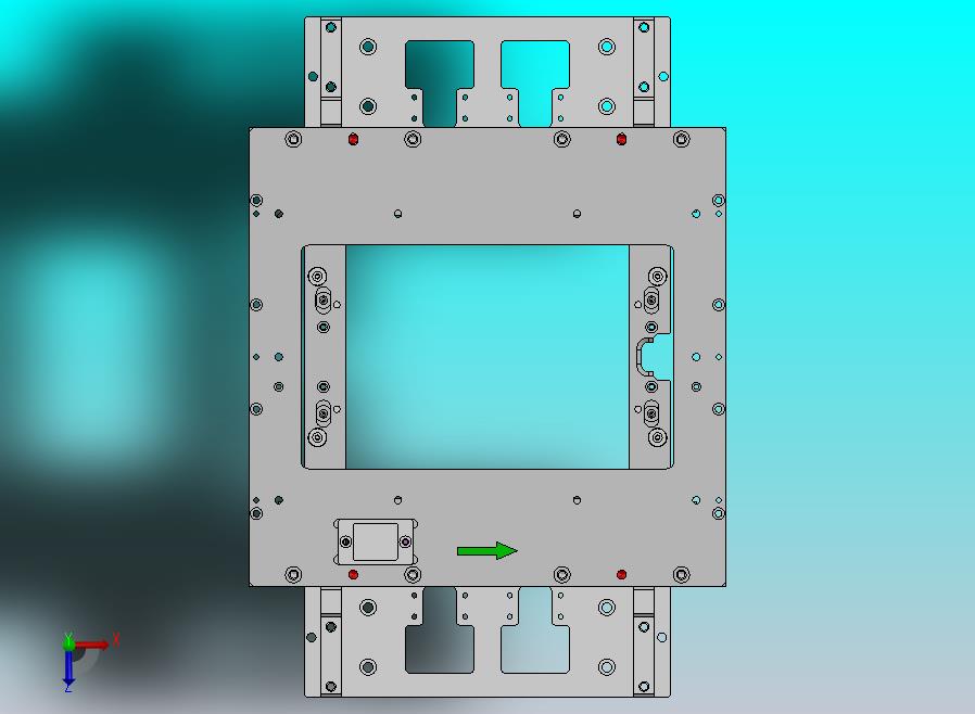 使用直线导轨的气缸顶升机构