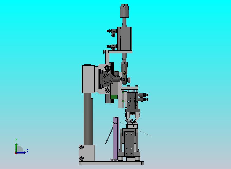 使用Y型接头的气缸移载机构
