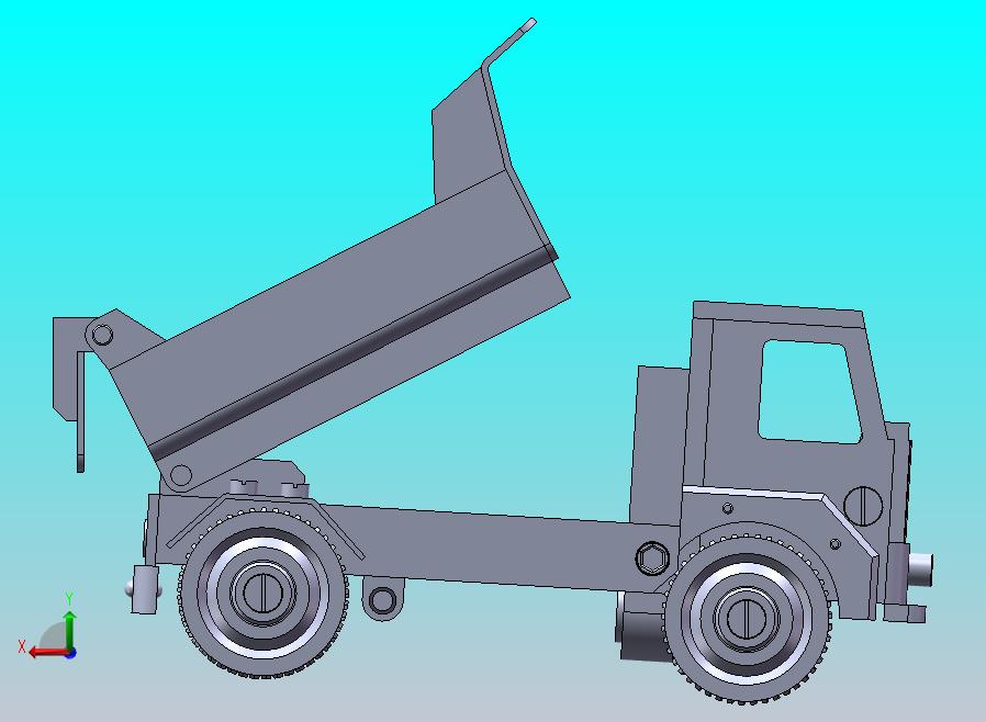 卡车Caamba垃圾桶