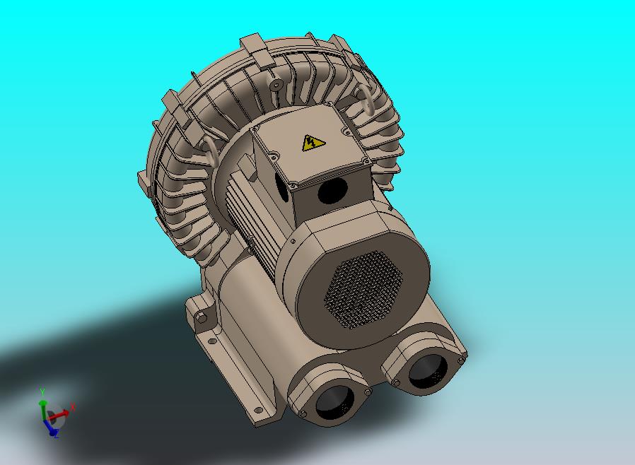 富士鼓风机外观模型