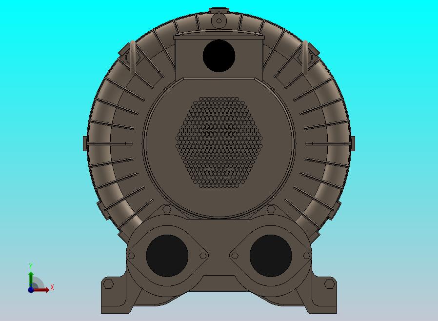 富士鼓风机外观模型