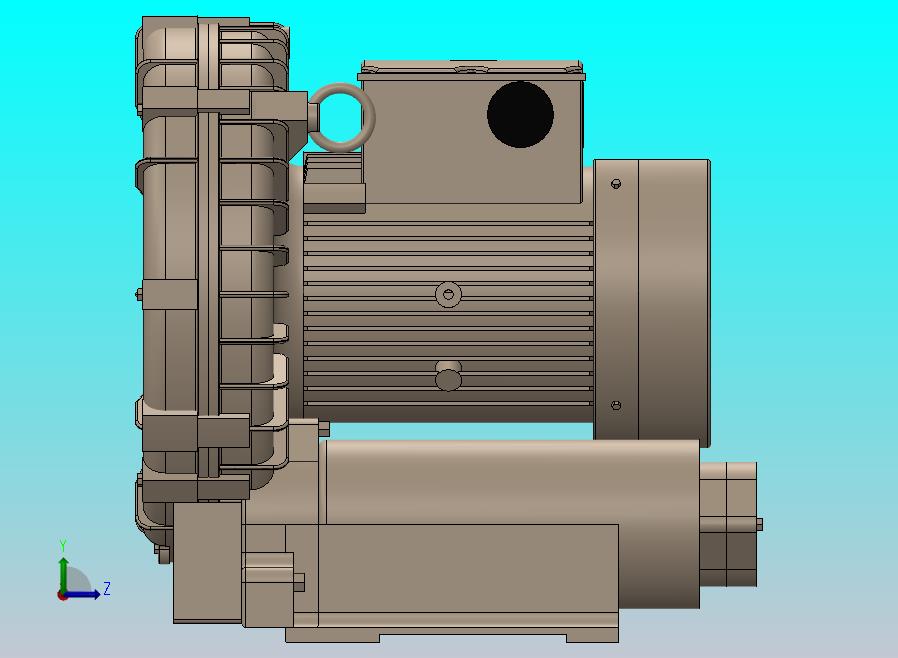 富士鼓风机外观模型