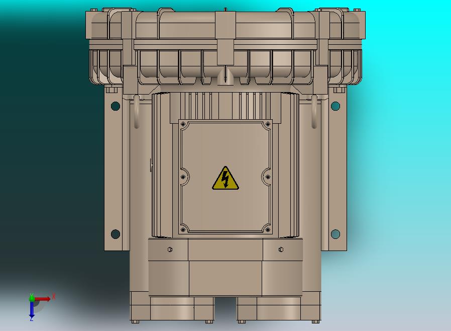 富士鼓风机外观模型