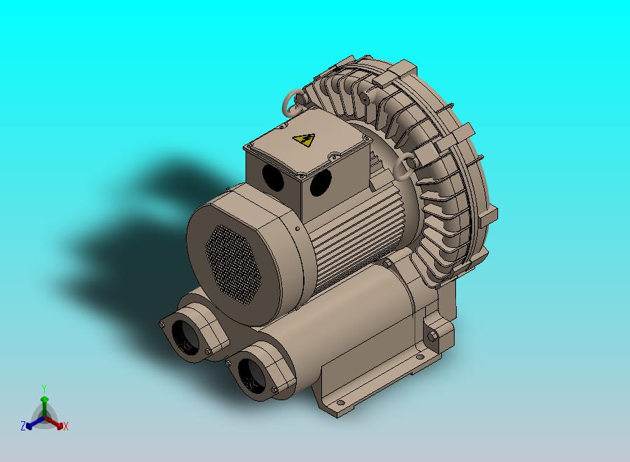 富士鼓风机外观模型