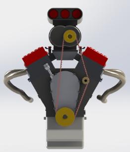 机械增压顶置气门（OHV）V8发动机