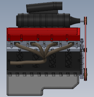 机械增压顶置气门（OHV）V8发动机