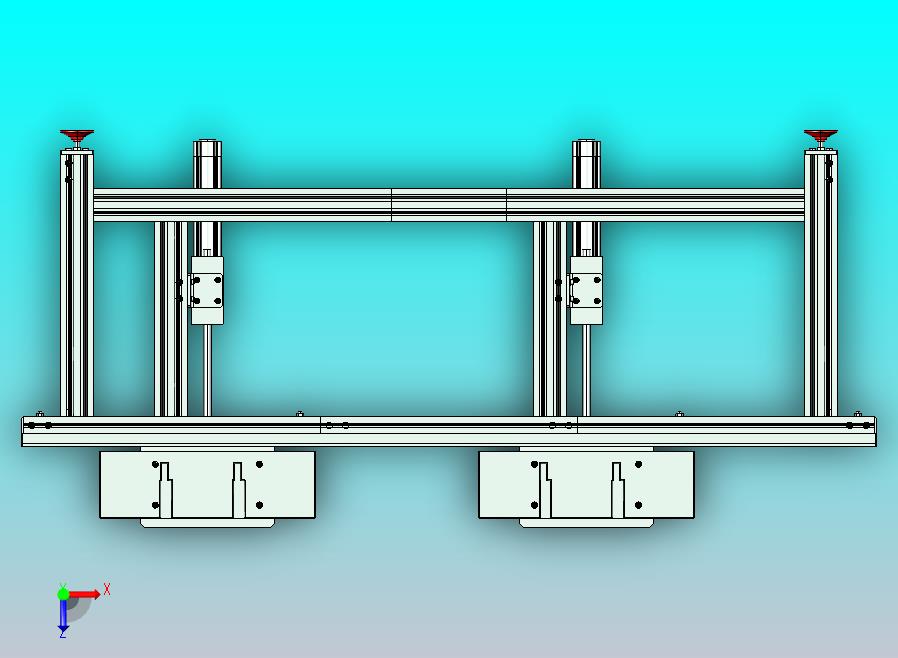 双单元设备生产装配台