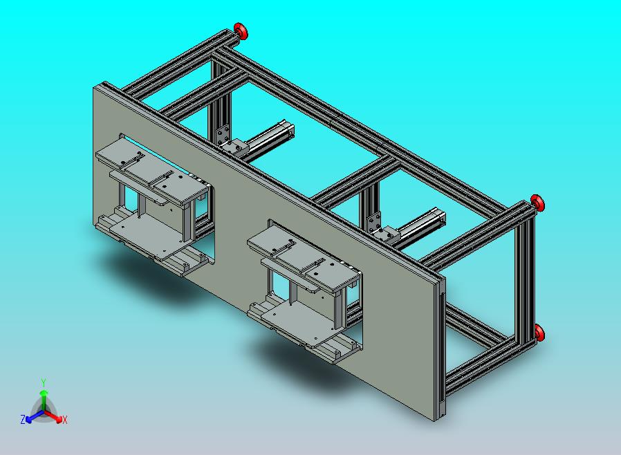 双单元设备生产装配台