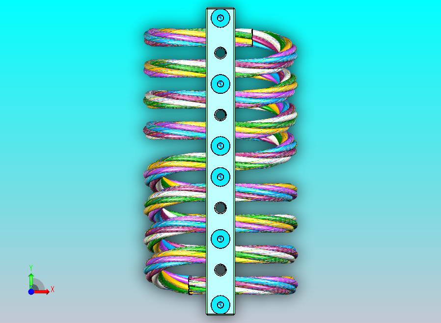 大型钢丝绳振动