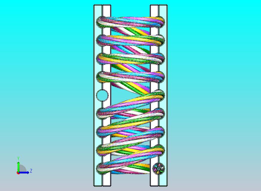 大型钢丝绳振动