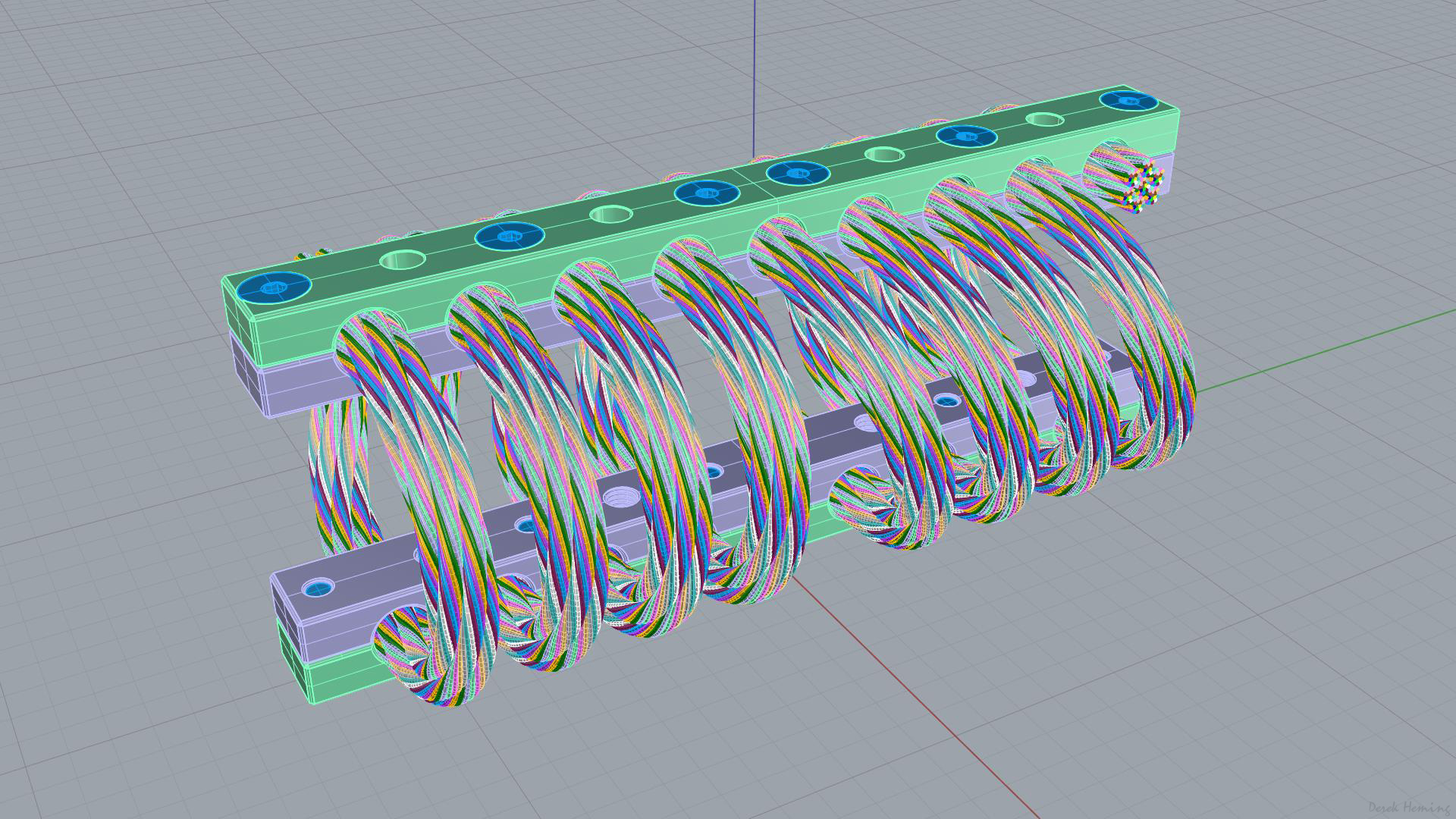 大型钢丝绳振动