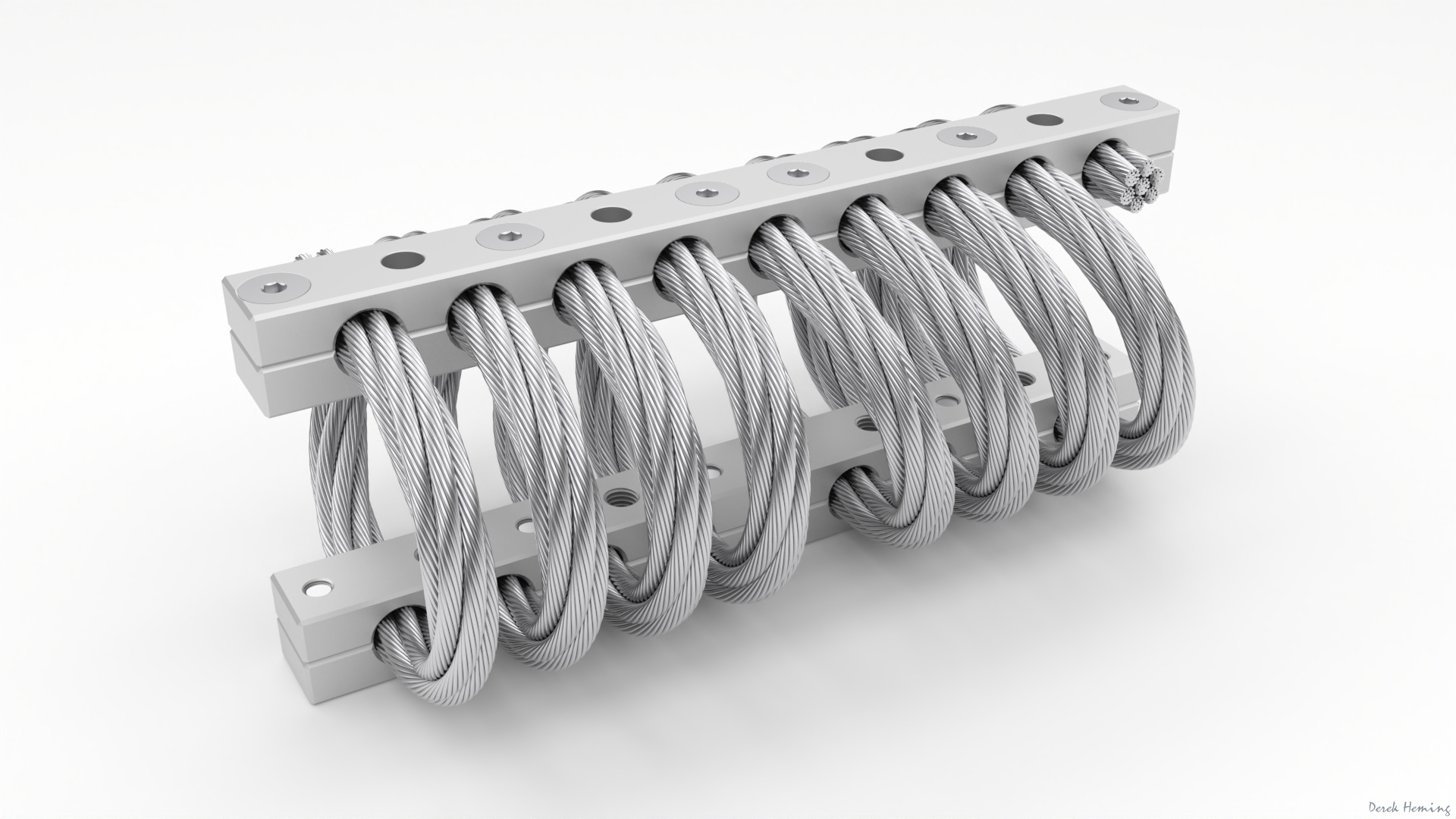 大型钢丝绳振动