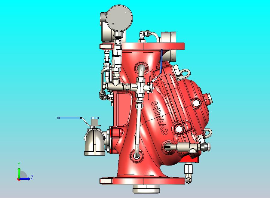 带就地复位功能的电动压力控制雨淋阀