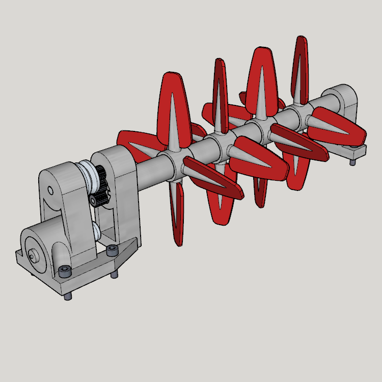 四重计数器旋转推进器