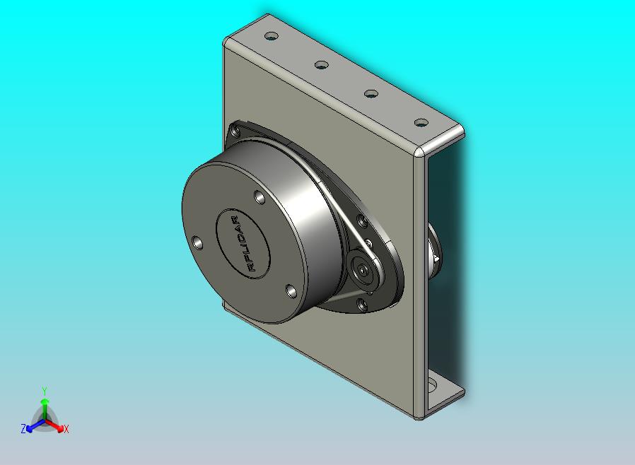 Rplidar A1铝制安装架