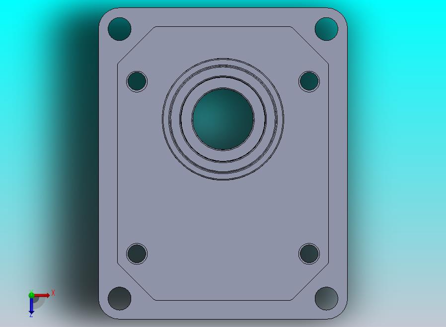 液压泵底板171-带图纸