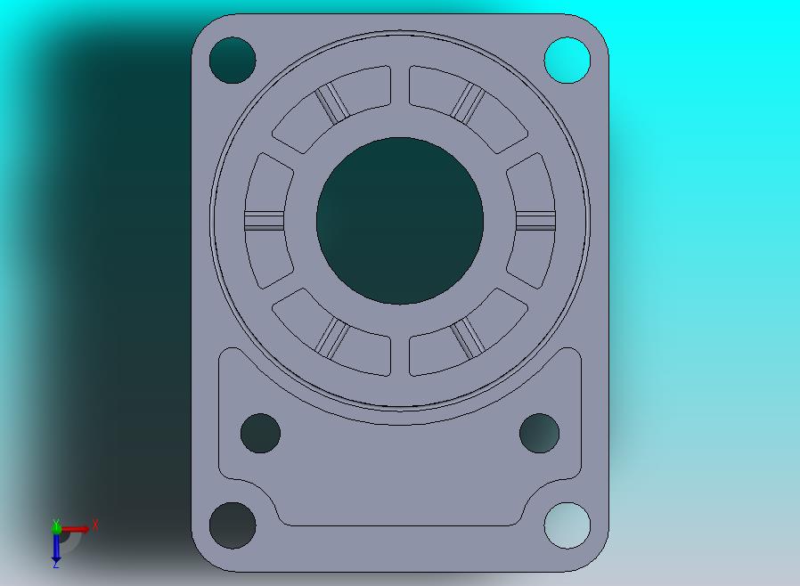 液压泵转接板（F系列）- 带图纸