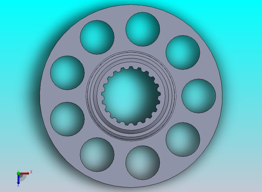 液压泵活塞靴固定器