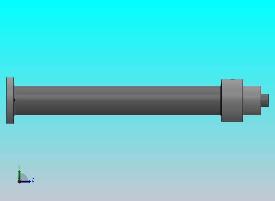 焊接式液压缸（带后端安装底座）63x36x504毫米