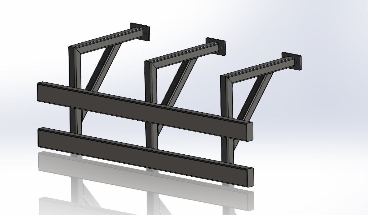 卡车侧翻防护装置（侧向防钻撞）。