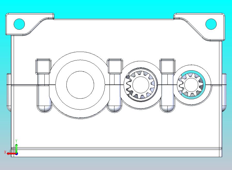 螺旋减速器齿轮箱
