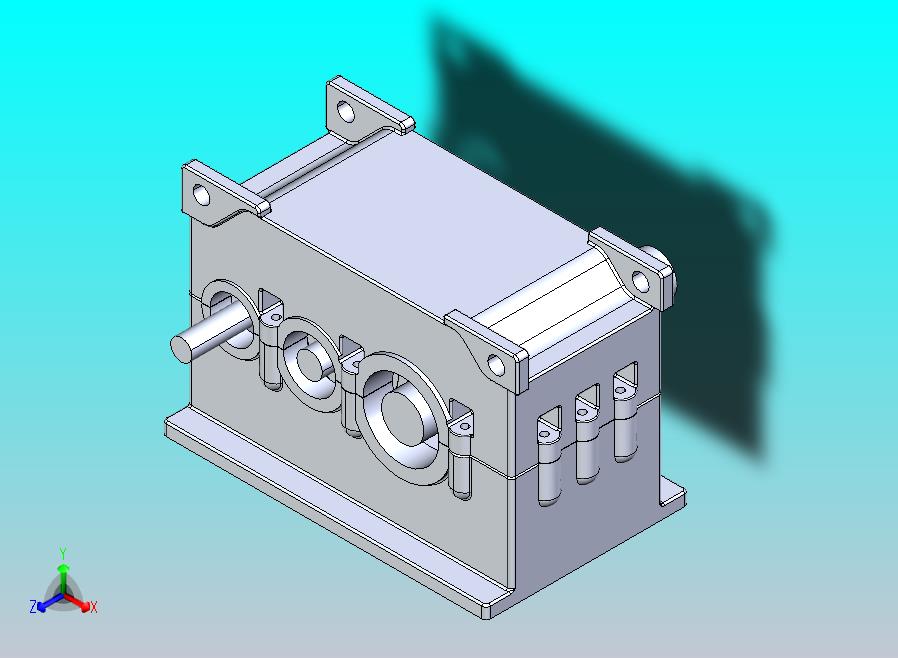 螺旋减速器齿轮箱