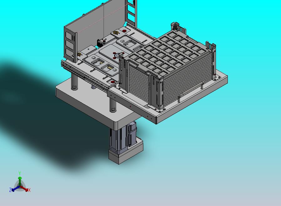 抽屉式顶升供料机构