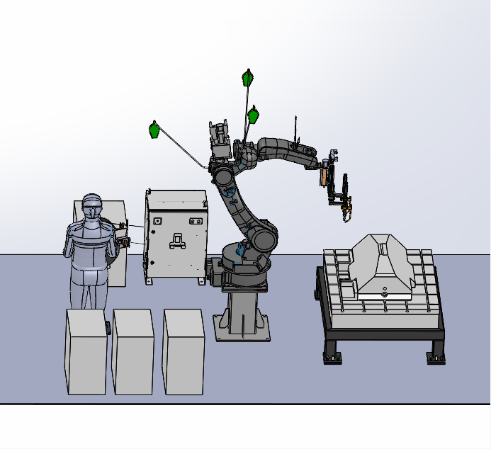 机器人焊接工位