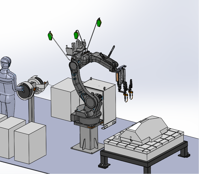 机器人焊接工位