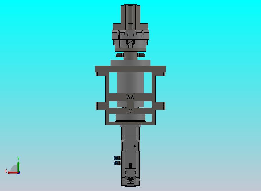 气动滑环的旋转夹紧机构