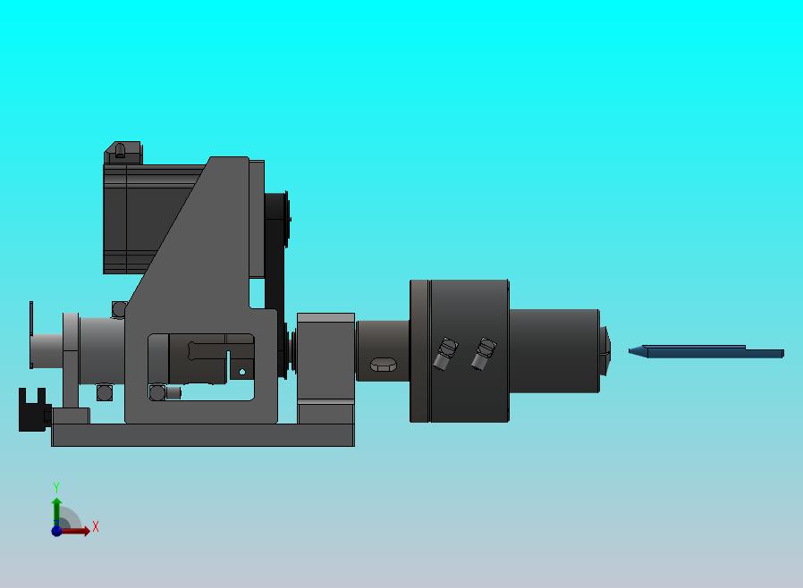 气动夹盘的旋转夹紧机构