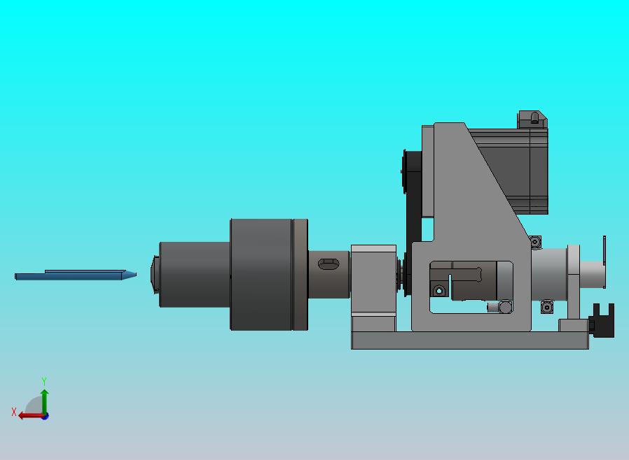 气动夹盘的旋转夹紧机构