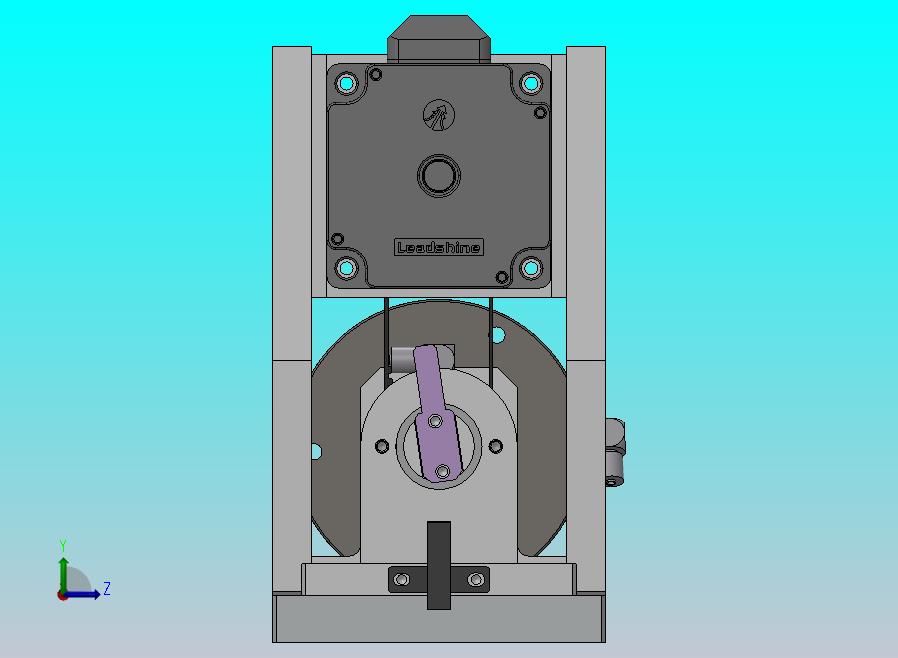 气动夹盘的旋转夹紧机构