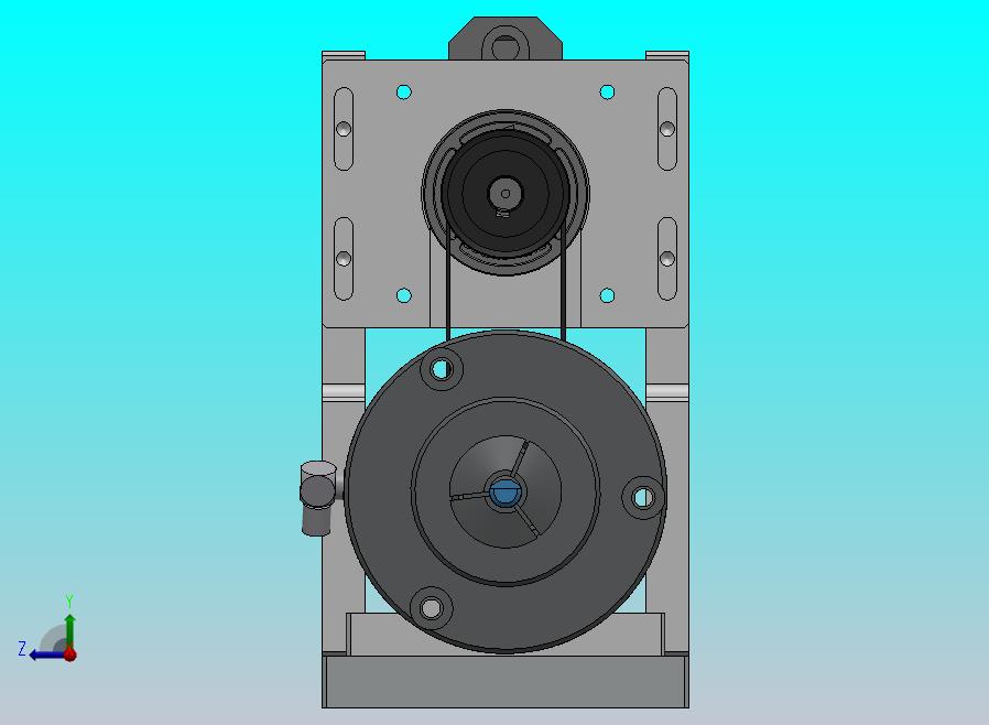 气动夹盘的旋转夹紧机构