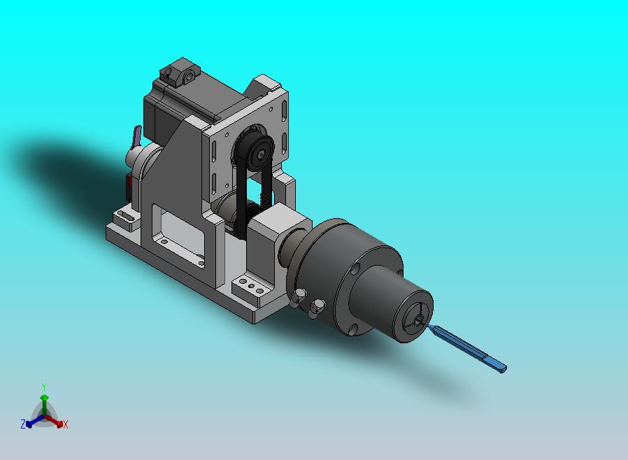 气动夹盘的旋转夹紧机构