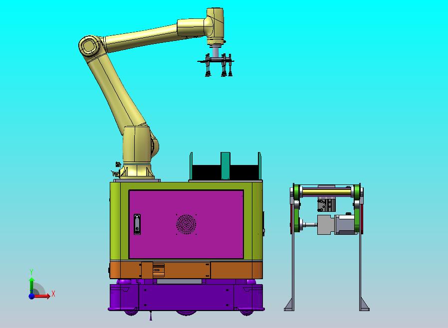 双皮带输送AGV转运机