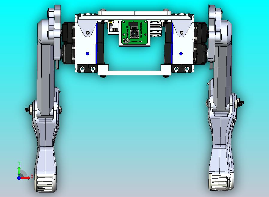 机器视觉四足机器人机械狗