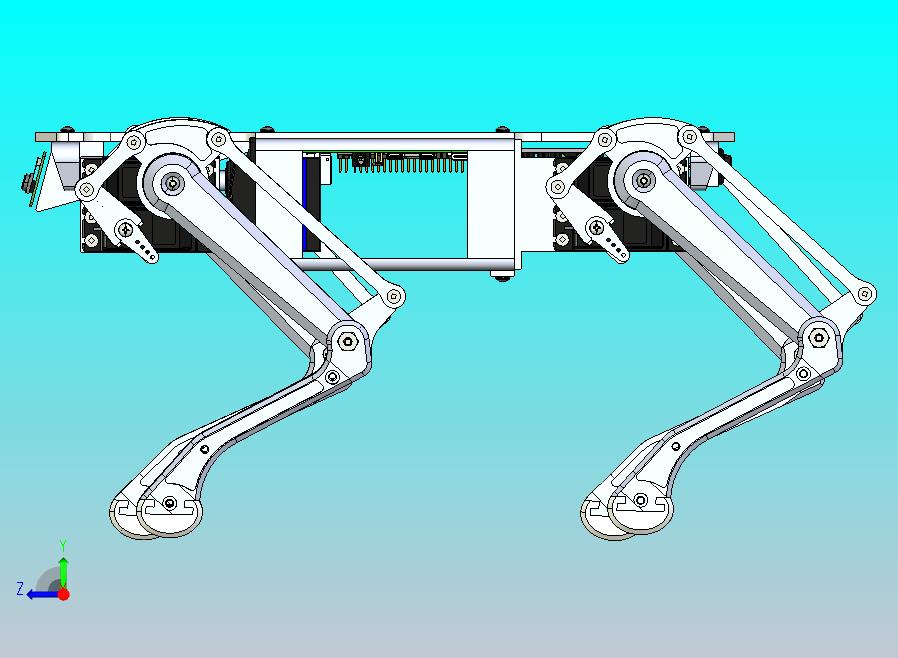 机器视觉四足机器人机械狗