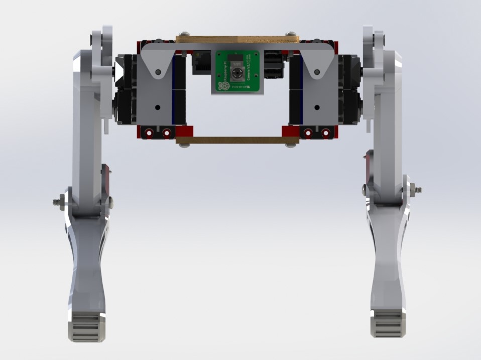 机器视觉四足机器人机械狗