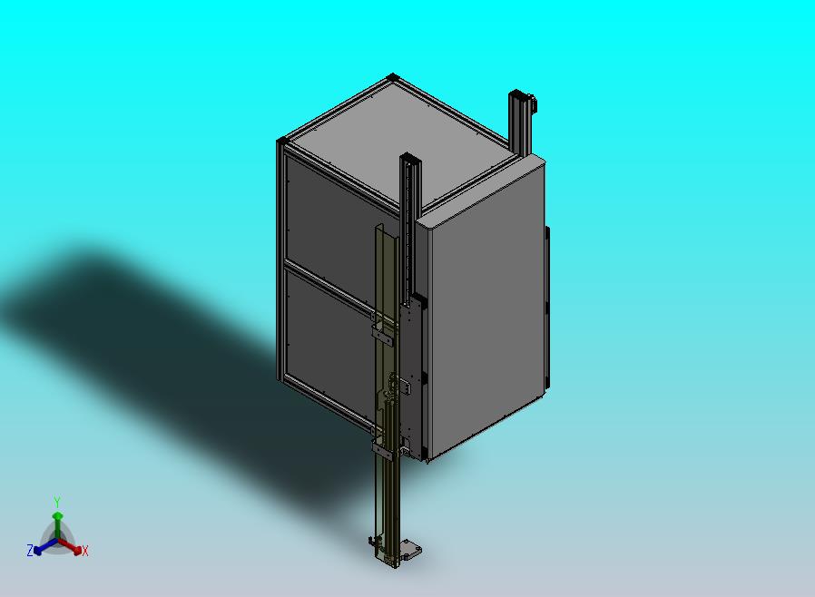 铝型材外罩升降门机构