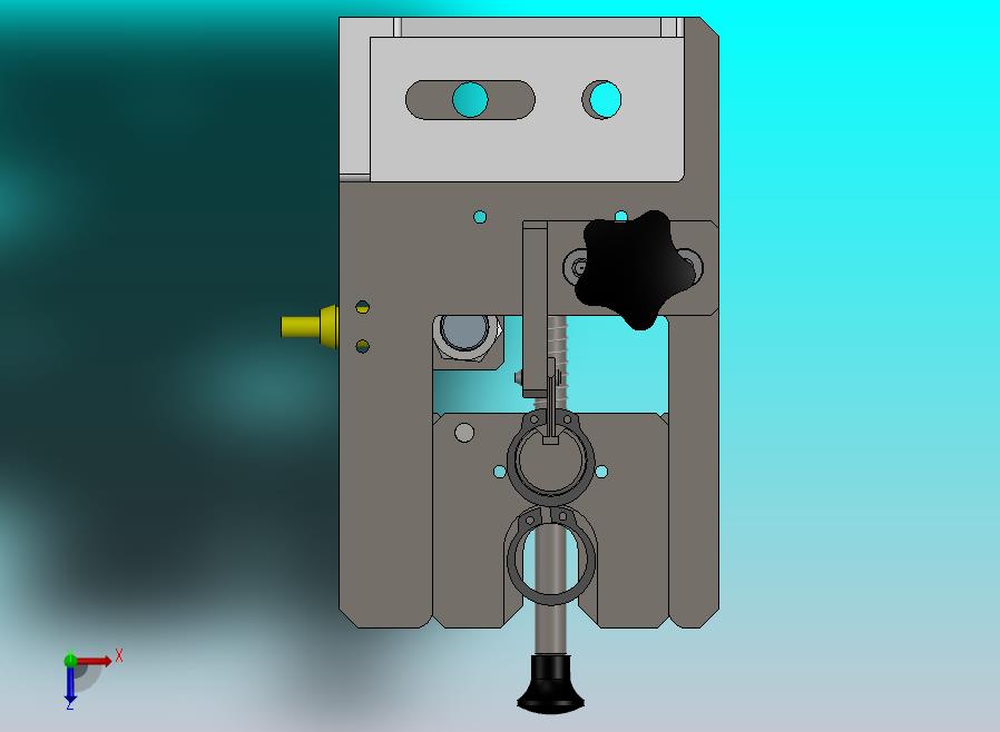 手动弹夹式轴用挡圈上料机构